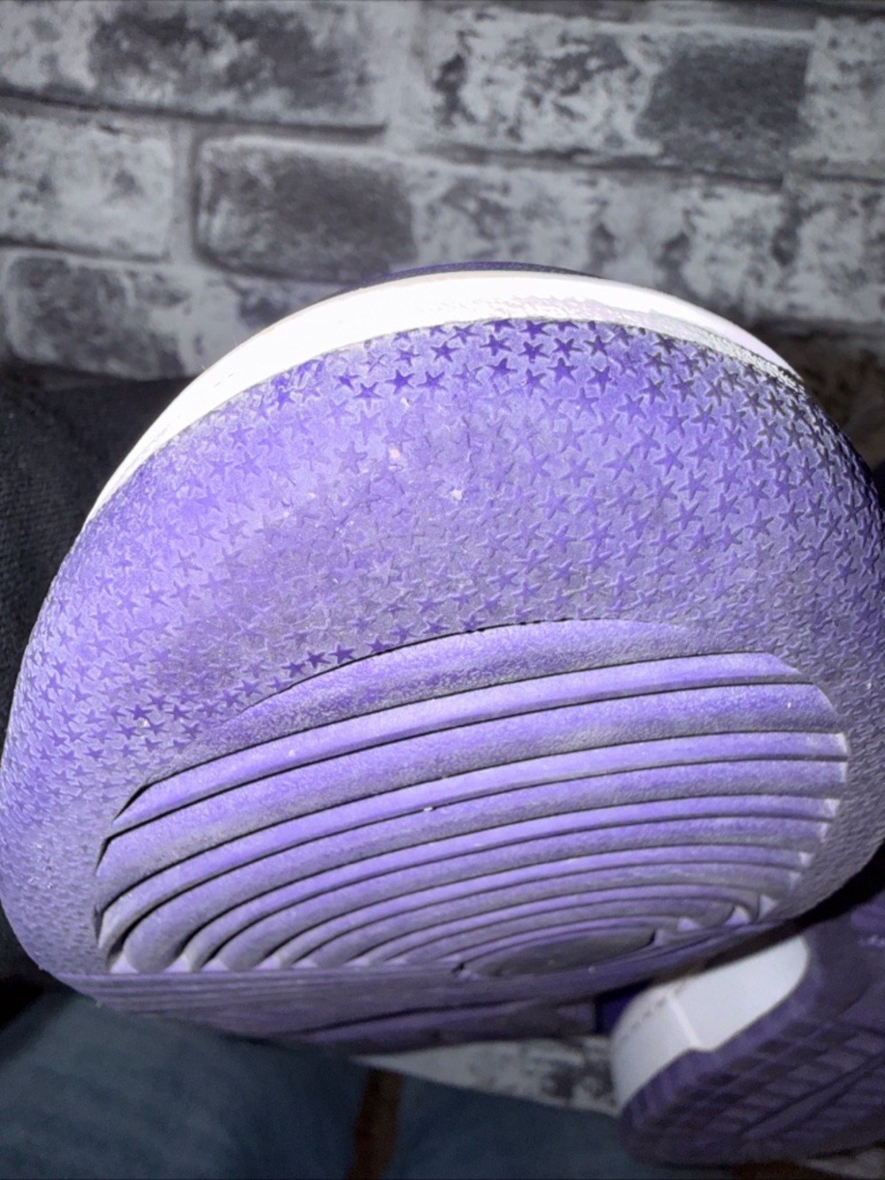 Used Nike Dunk Low Retro White Court Purple Men's Sneaker DD1391-104 Low Sz 11M - Picture 11 of 12